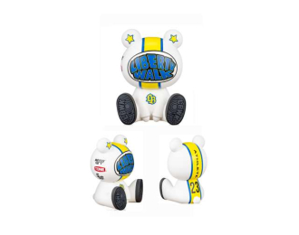 28cm Liberty Walk Kuma 400% Style 03, white/blue/yellow