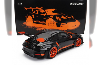 PORSCHE 911 992 Gt3 Rs Coupe (2022) - Orange Rims, Black Orange