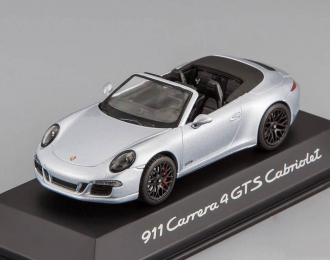 PORSCHE 991 Carrera Cabriolet GTS (2014), silver metallic