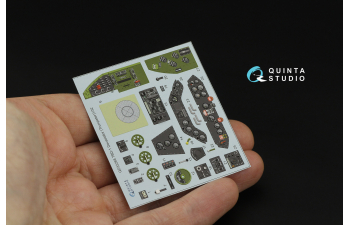 3D Декаль интерьера кабины TBD-1 Devastator (Trumpeter) (с 3D-печатными деталями)