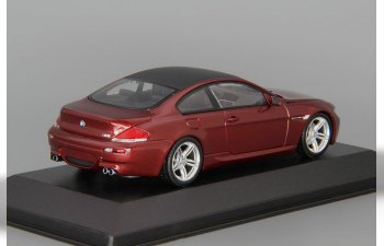 BMW M6 Coupe (2006), dark red