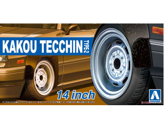 Сборная модель Kakou Tecchin type 2 14inch Wheels set