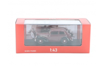 SKODA 1100 Type 927 Popular (1938), red / black