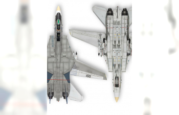 Сборная модель Самолёт U.S. NAVY F-14A