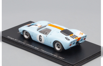 MIRAGE M1 Winner 1000km Spa-Francorchamps (1967), blue / orange