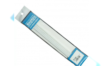 Пластиковый профиль квадратная трубка 5*5*250мм, 4шт