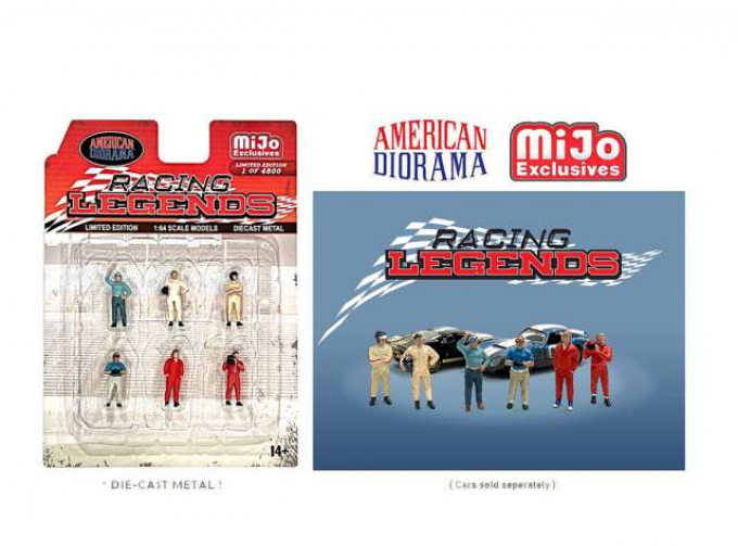 Racing Legends Figure set, various