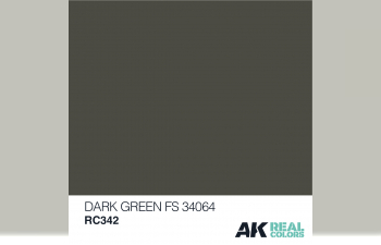 Краска акриловая Темно-зеленый FS 34064, 10мл