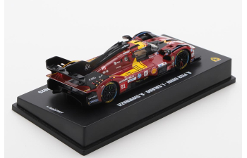 FERRARI 499p 3.0l Turbo V6 Team Ferrari Af Corse №51 3rd 24h Le Mans (2025) Alessandro Pier Guidi - James Calado - Antonio Giovinazzi, Red