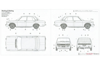Сборная модель Datsun Bluebird 1600SS w/Spoiler