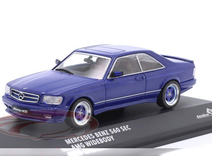 MERCEDES-BENZ 560 SEC AMG Widebody, blue