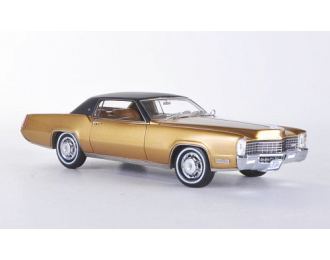 CADILLAC Eldorado Coupe 1968, gold/black