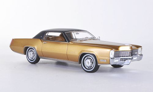 CADILLAC Eldorado Coupe 1968, gold/black