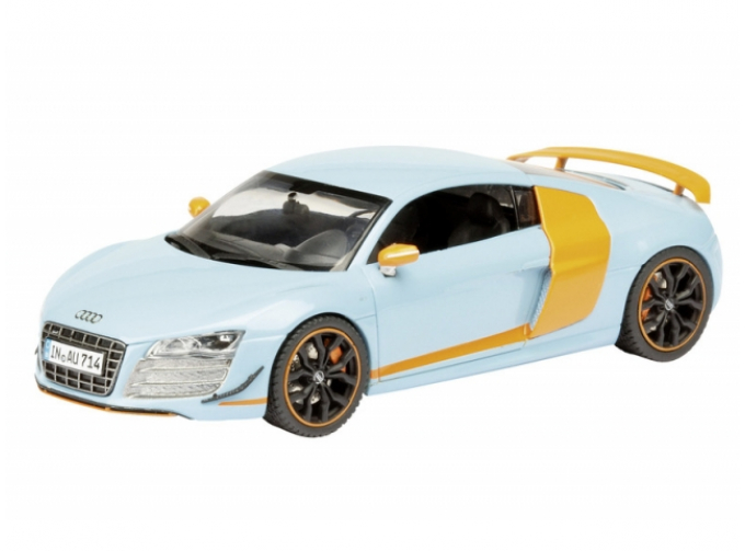 AUDI R8 GT тюнинг„Gulf“ (2010), light blue/Orange
