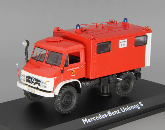 MERCEDES-BENZ Unimog 404S Funkkoffer "Feuerwehr", red / white