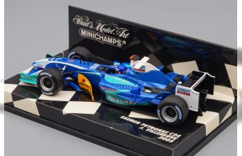 SAUBER F1 Petronas C24 #11 Race Version 2005 J.Villeneuve, blue