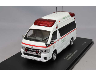 TOYOTA Himedic Ambulance Tokyo FD (2022), white/red 