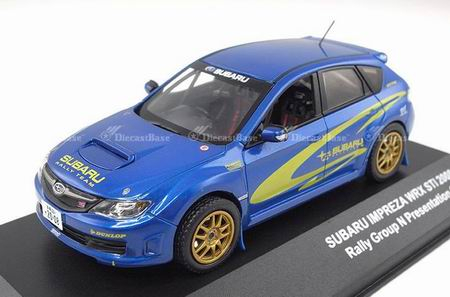 SUBARU Impreza WRX STI Rally Group N presentation car (2008), blue 