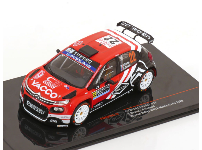 CITROEN C3 Rally2 Winner WRC2 Rally Monte Carlo, Rossel/Dunand (2025)