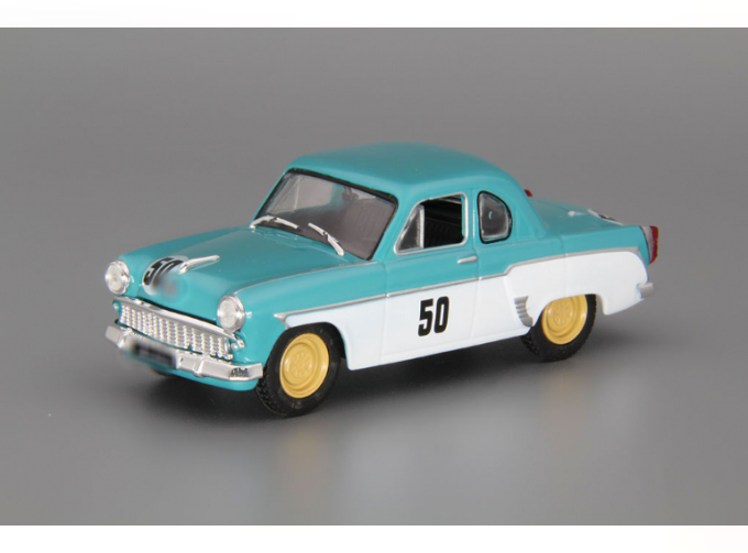 МОСКВИЧ 407 Купе (1962), Автолегенды СССР 231, белый / зеленый