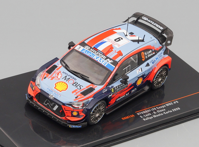 HYUNDAI i20 Coupe WRC #9 Loeb/Elena 6 место Rally Monte Carlo 2020