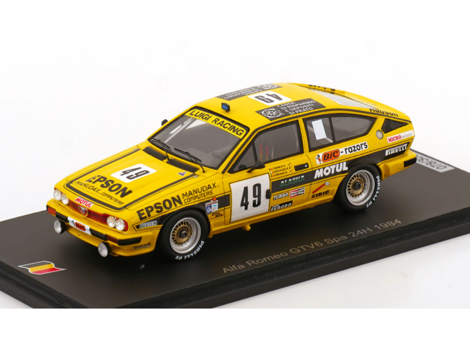 ALFA ROMEO GTV6 №49 24h Spa, Drovandi/Cremer/Pirenne (1984)