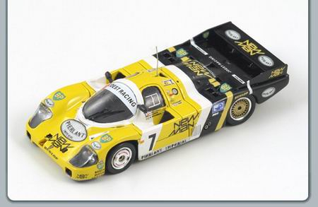 PORSCHE 956 №7 Winner Le Mans (H.Pescarolo - Klaus Ludwig) 1984, желтый