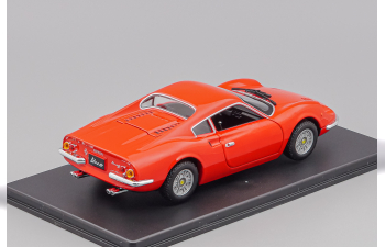 FERRARI Dino 206 (1967) - Con Vetrina - With Showcase, red