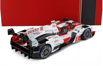 TOYOTA GR010 Hybrid #8 Team Toyota Gazoo Racing 2nd 24h LeMans Sebastien Buemi, Brendon Hartley, Ryo Hirakawa (2023), red / white
