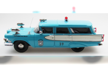 EDSEL Villager police (1958), blue/white