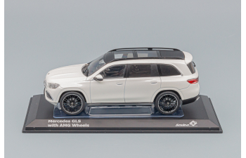 MERCEDES-BENZ GLS X167 with AMG rims, white metallic