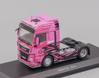 MAN Tgx Tractor Truck 2-assi (2014) - Woman, pink / black