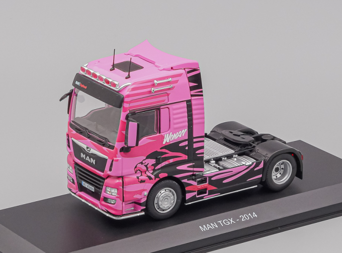 MAN Tgx Tractor Truck 2-assi (2014) - Woman, pink / black