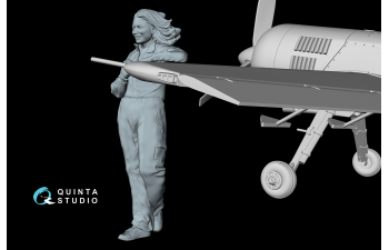 Фигурка "Светлана стоит у своего Су-31"