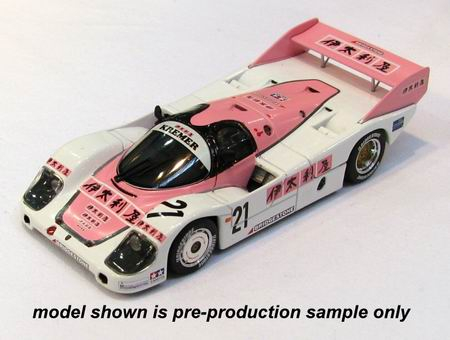 PORSCHE 956 WEC Japan Italiya 1983, белый с розовым