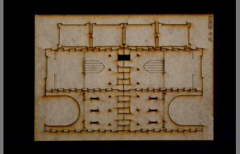 Сборная модель Миниатюра CASTLE UNDER SIEGE - 100 Years' War 1337/1453 - BATTLESET