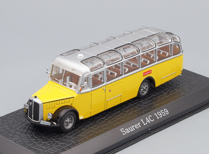 SAURER L4C (1959), yellow / white