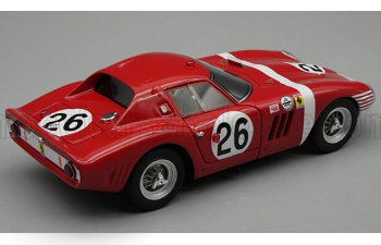 FERRARI 250 Gto 64 3.0l V12 N 26 Winner 12h Reims (1964) Nino Vaccarella - Pedro Rodriguez, Red White