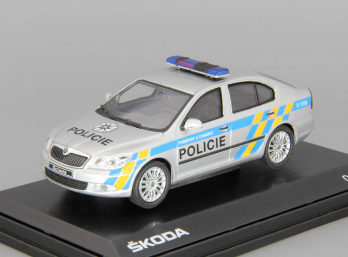 SKODA Octavia II "Policie" (facelift 2008), silver