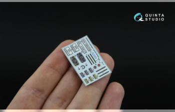 3D Декаль интерьера кабины Kubelwagen Type 82 (Tamiya) (с 3D-печатными деталями)