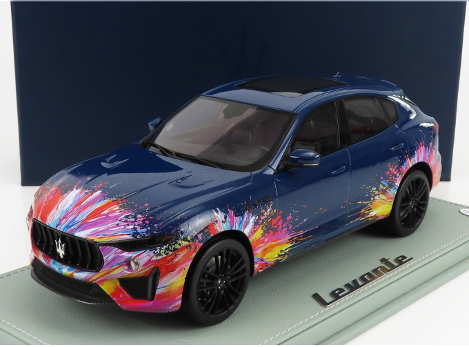 MASERATI Levante Trofeo 2021 - Fuoriserie Edition - Con Vetrina - With Showcase, Blue