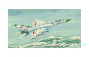 Сборная модель Китайский истребитель-перехватчик Shenyang J-8II