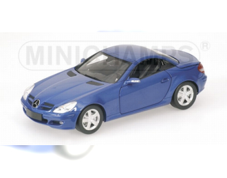 MERCEDES-BENZ SLK-CLASS - WITH MOVABLE ROOF - 2004 - BLUE METALLIC