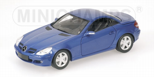 MERCEDES-BENZ SLK-CLASS - WITH MOVABLE ROOF - 2004 - BLUE METALLIC
