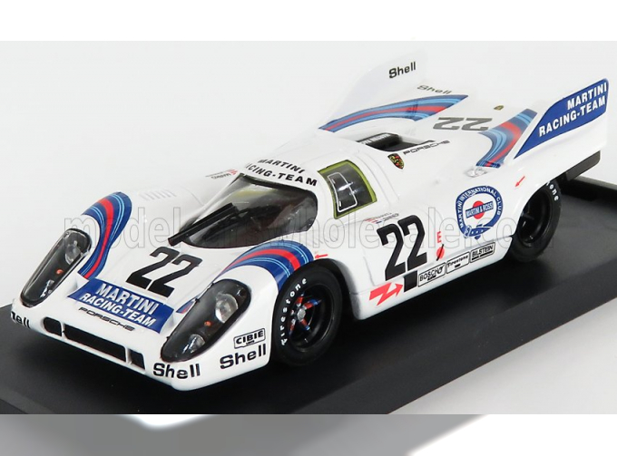 PORSCHE 917k Team Martini Racing N 22 Winner 24h Le Mans 1971 H.marko - G.van Lennep, White Blue Red