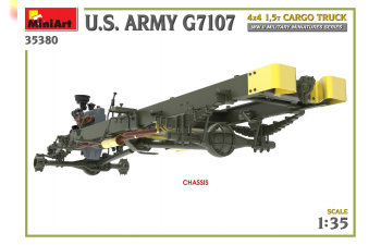 Сборная модель Американский G7107 4X4 1,5 т армейский грузовик