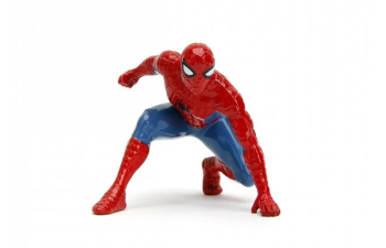 MAYERS MANX Buggy With Spiderman Figure Marvel 1964, blue / red