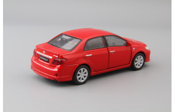 TOYOTA Corolla, red