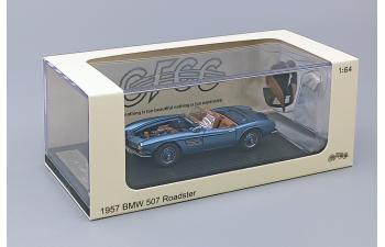 BMW 507 (1957) Roadster, blue / brown