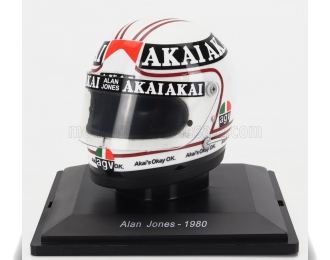 HELMET F1 Casco - Williams Fw07b N27 World Champion Season (1980) Alan Jones, White